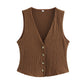 High waisted straight tube loose and slimming casual pants two-piece set