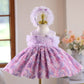 Girl One Year Old Celebration Dress Super Fairy Birthday Banquet Flower Girl