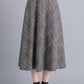 Ladies retro woolen skirt