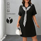 Casual Shawl Skirt Fake Two Pieces