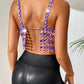 New Gem Stitching Backless Underwaist