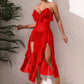 Sheer Temptation Backless Elegant Evening Gown