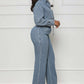 Fashion Denim Women's Wear Two-piece Set