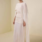 Womens Fashionable All-Match Patchwork Shawl-Waisted Dress