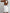 Deep V-neck Lace Up Waist-controlled White Dress With Chest Pad