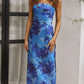 Spring And Summer New European And American Elegant Socialite Sleeveless Backless Tube Top Dress Women