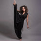 Summer V-neck Wide Leg Solid Color Straight Jumpsuit For Women