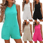 Baggy Pants Backless Women's Outdoor Sleeveless
