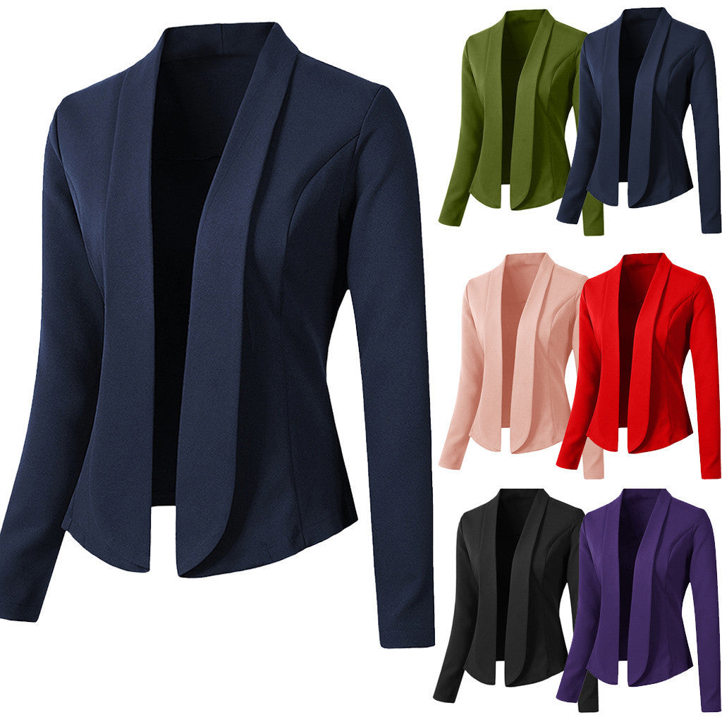 Spring New Casual Long-sleeved Small Suit Jacket