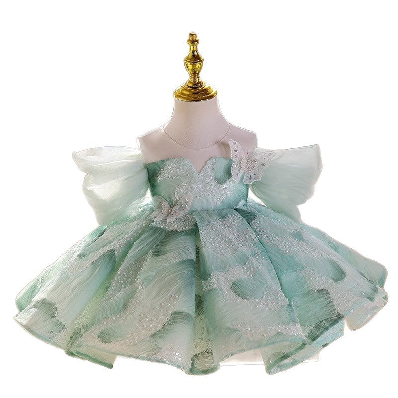 Children's Light Luxury Minority Piano Performance Princess Pettiskirt