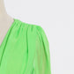 V-neck Long-sleeved Low-waist Lace-up Dress
