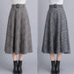 Ladies retro woolen skirt