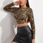 European And American Halter Lace Up Short Slim Top