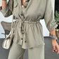 Women's Autumn Fashion Loose Casual Solid Color Suit