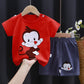 Ensemble à manches courtes pour enfant en pur coton