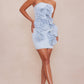Sleeveless Three-dimensional Flower Dress