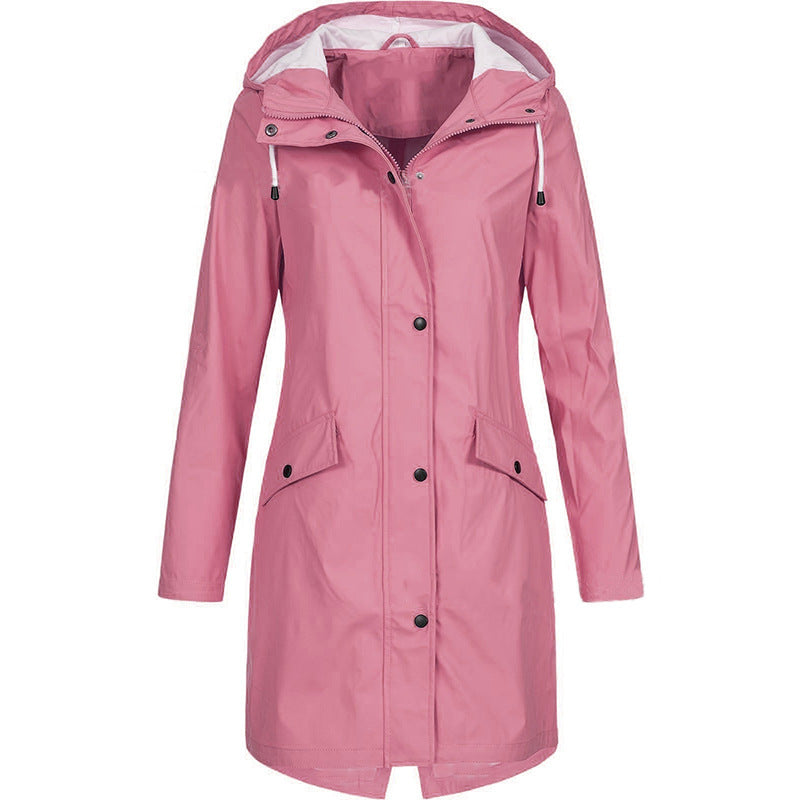 Veste imperméable légère pour femme