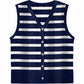 European And American Women's Fashion Sweater Vest Twisted Knitted Short
