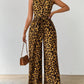 Women's Wide Leg Jumpsuit With Belt