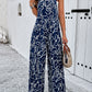 Women's Loose All-match Casual Printed Jumpsuit