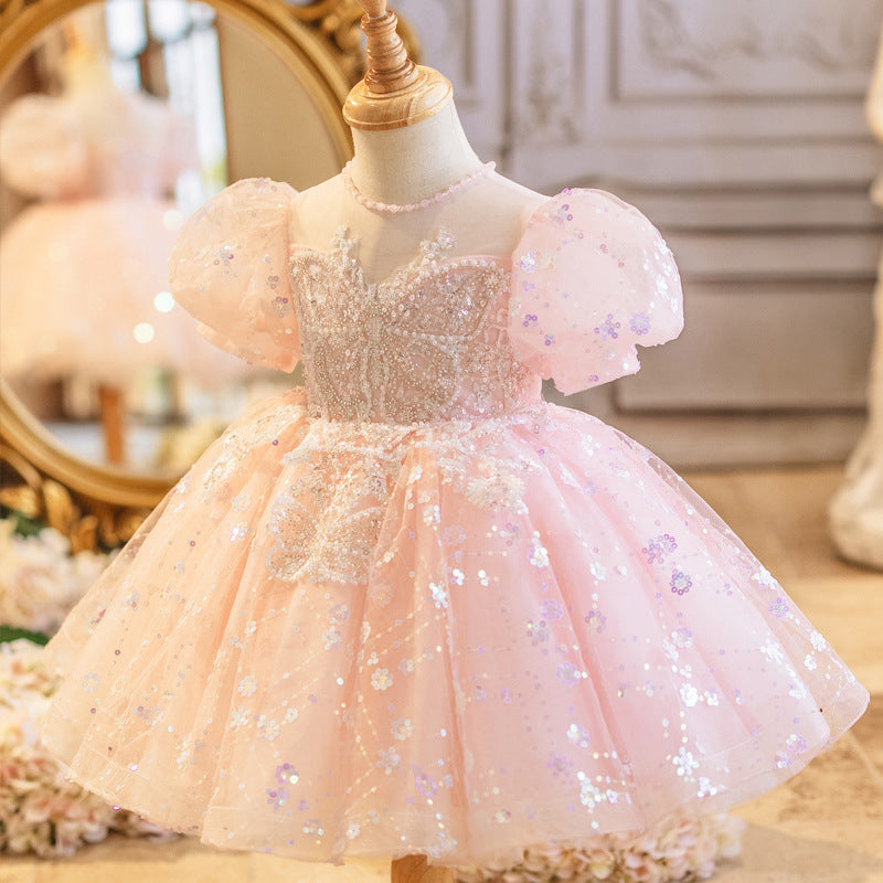Romantic Sweetheart Style Dress Girl Princess Dress