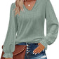 European And American Style Women V-neck T-shirt