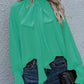 Fashion Bowknot Women's Clothing Loose All-matching Top