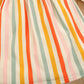 Robe à rayures citron cerise pour fille