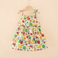 Girls' Princess Suspender Dress Children's Clothing Floral Skirt