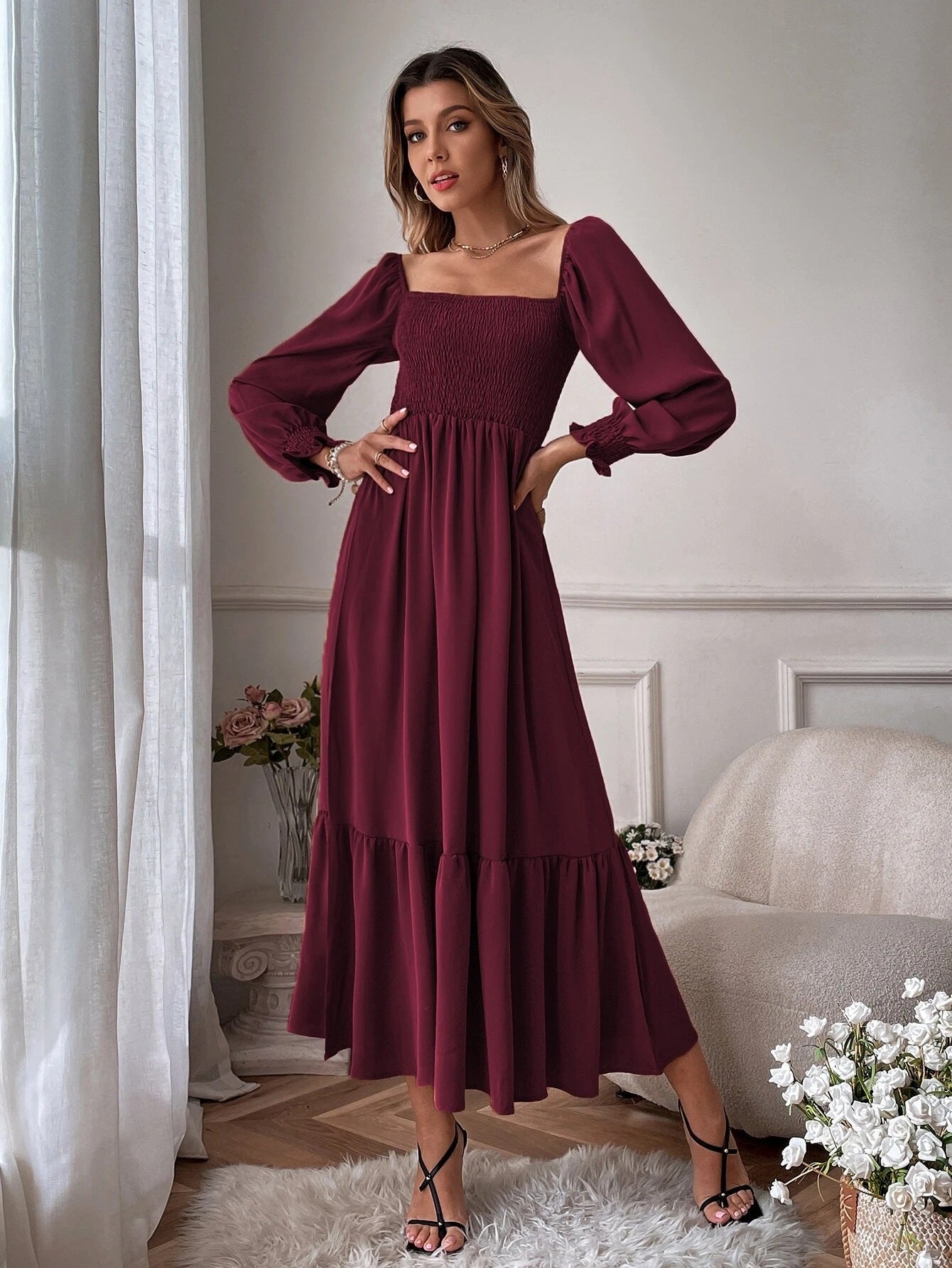 Women's Fashion Tight Temperament Commuter Dress
