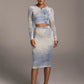 Two-piece Blouse And Skirt Casual Suit Women