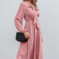 Ladies pink polka dot dress