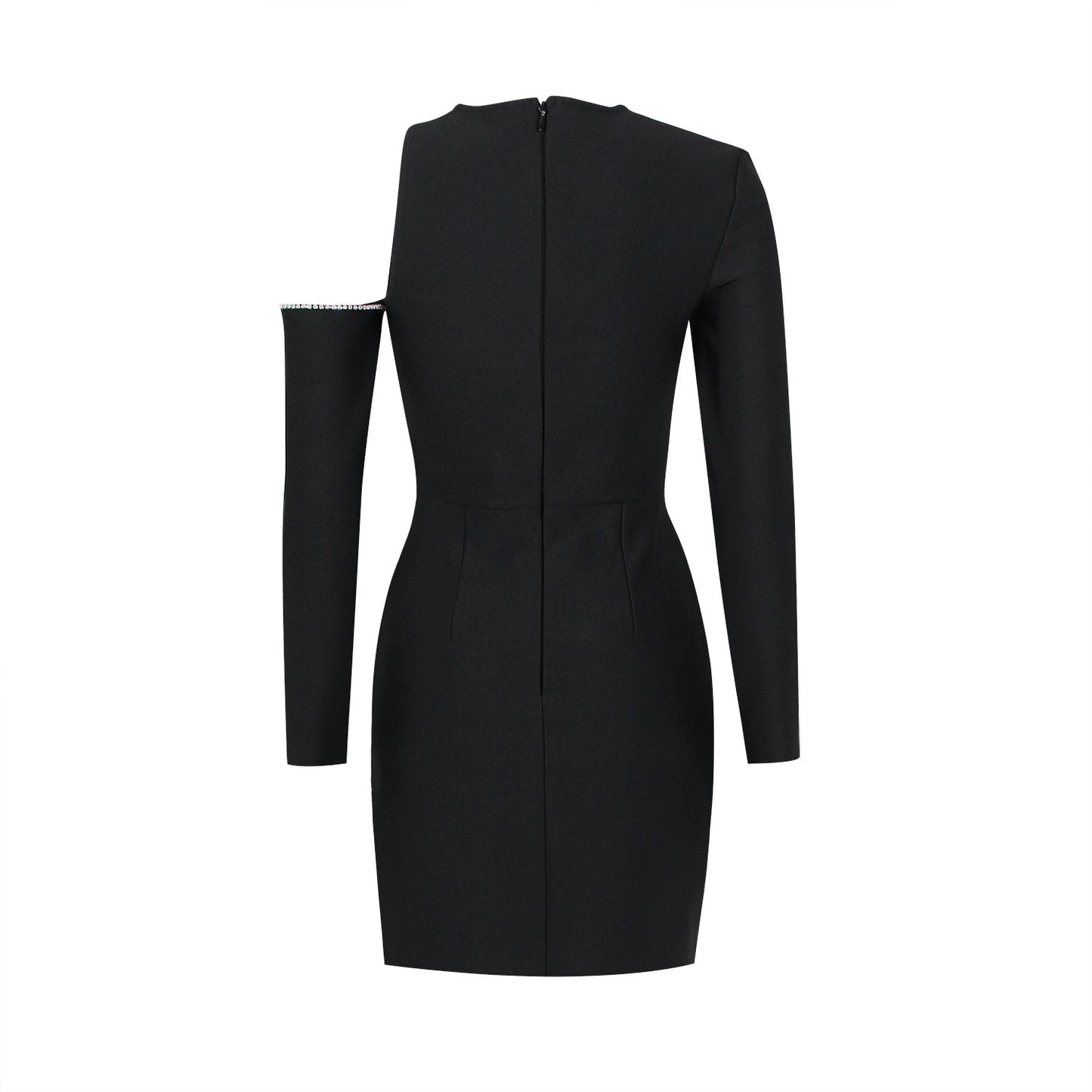 Robe à col rond tendance pour femme