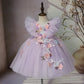 Children's Flower Super Fairy Tulle Tutu Skirt Feather Princess Dress
