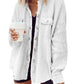 Women's Patchwork Irregular Shirt Jacket