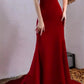 Robe de banquet en satin à la mode pour femme