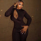 Fashion Women's Wear Tight Micro-elastic Jumpsuit