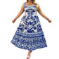 Women's Fashion Casual Printing Dress