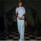 Skin-friendly Retro Shawl Ruffle Dress