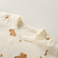 Sous-vêtements en pur coton taille haute pour nouveau-né, protection du ventre, combinaison fendue