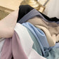 Women's Fashion Solid Color Loose Shirt Tops
