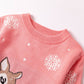 New Autumn And Winter Children's Christmas Snowflake Pullover Sweater
