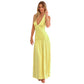 Elegant Halter Long Dress Slit Dress