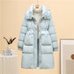 Fashion Down Jacket Women's Mid-length Thick Below The Knees Coat