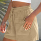 Summer Drawstring Shorts With Pockets Casual Sports Pants Womens Clothing