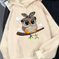 Fashion Women Cute Cartoon Hooded Sweatshirt