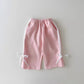 Baby Bowknot Strip Patchwork Sweater Suit All-matching Western Style
