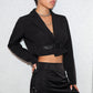 Blazer feminine V-neck