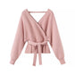 Fashion Pullover Women's V-neck Sweater