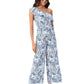 Ladies' New Temperament Beach Ninth Jumpsuit